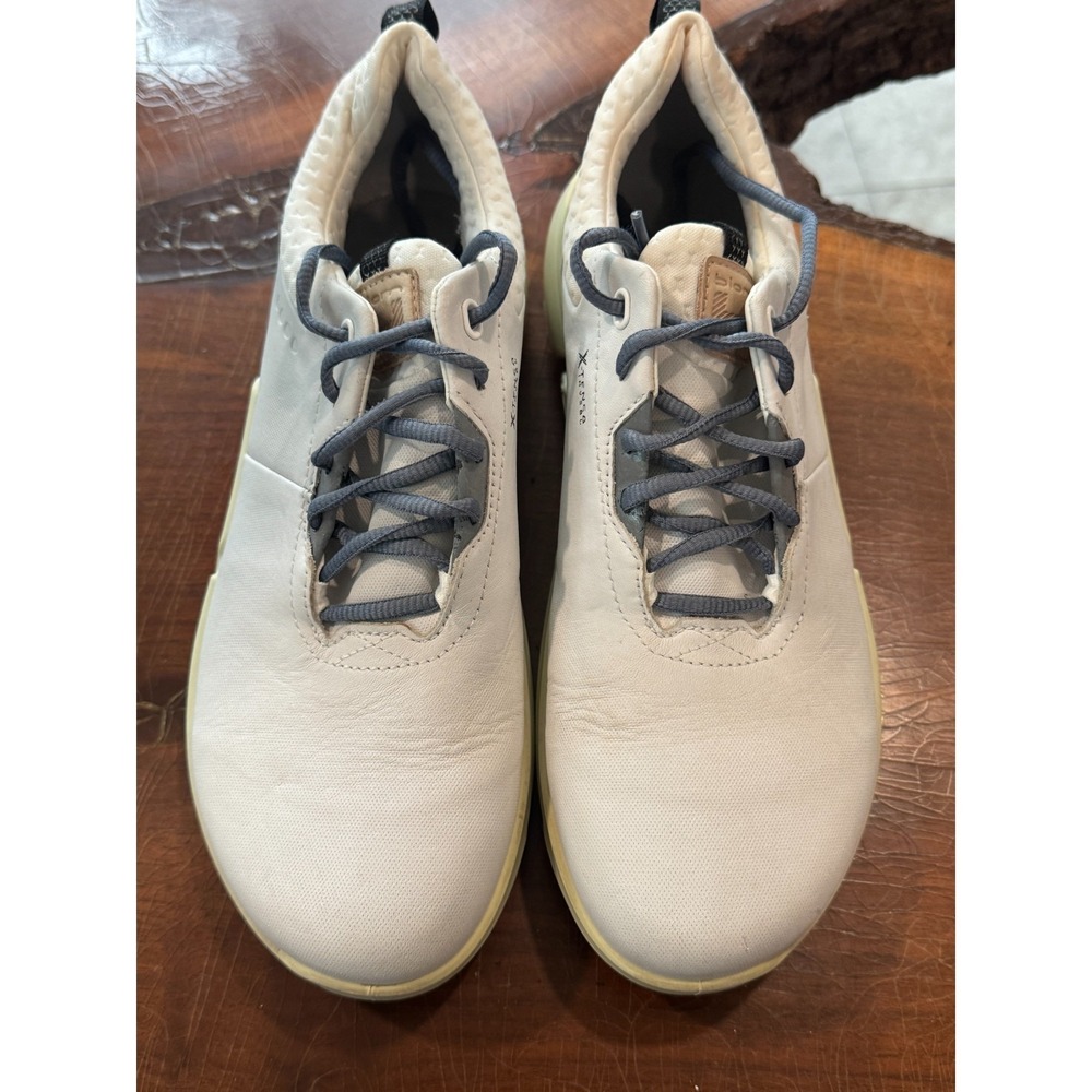 ECCO BIOM GORE-TEX Women's Walking Sneakers White Blue Size 8-8.5 Comfort
